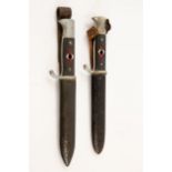 A Third Reich Hitler Youth Knife, with mark of Klittermann & Moog Solingen, and with RZM mark and "