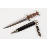 A good Third Reich NSKK dagger, the blade with RZM mark over M7/12 (Carl Robert Kaldenbach or