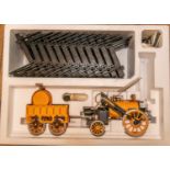 Hornby railways 3.5" Gauge "Stephensons Rocket" Real live steam train. Set contains 25 feet of track - Image 2 of 2
