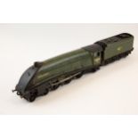 A 2-rail kit built electric O Gauge Class A4 BR/ex LNER 4-6-2 Streamlined locomotive and 8 wheeled