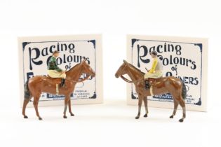 2 Britains racing colours of famous owners, pre -war box issue, Lord Londonderry, contained in a