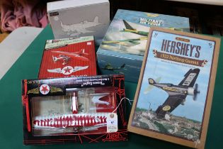 12 die-cast Model Aircraft etc. 4x SpecCast series Collector Banks- 3x F4U-1 Corsair and a resin