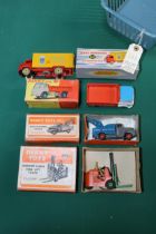 4 Dinky Toys / Supertoys. Big Bedford Van 'Heinz' (923). Baked Bean Tin logo. Commer Breakdown Lorry