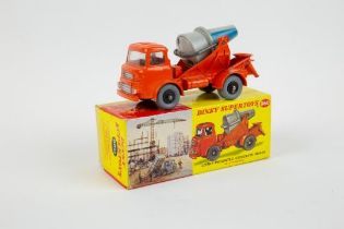 A Dinky Toys Lorry Mounted Cement Mixer (960). An Albion in orange with grey and blue rotating mixer