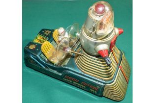 A rare Moon Patrol Space Division No.3, space toy with "Robbie The Robot" and Astronaut in drivers