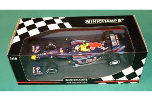 Minichamps Car Collection 1:18 Red Bull Racing Renault RB5 S. Vettel. Winner Chinese GP 2009. A