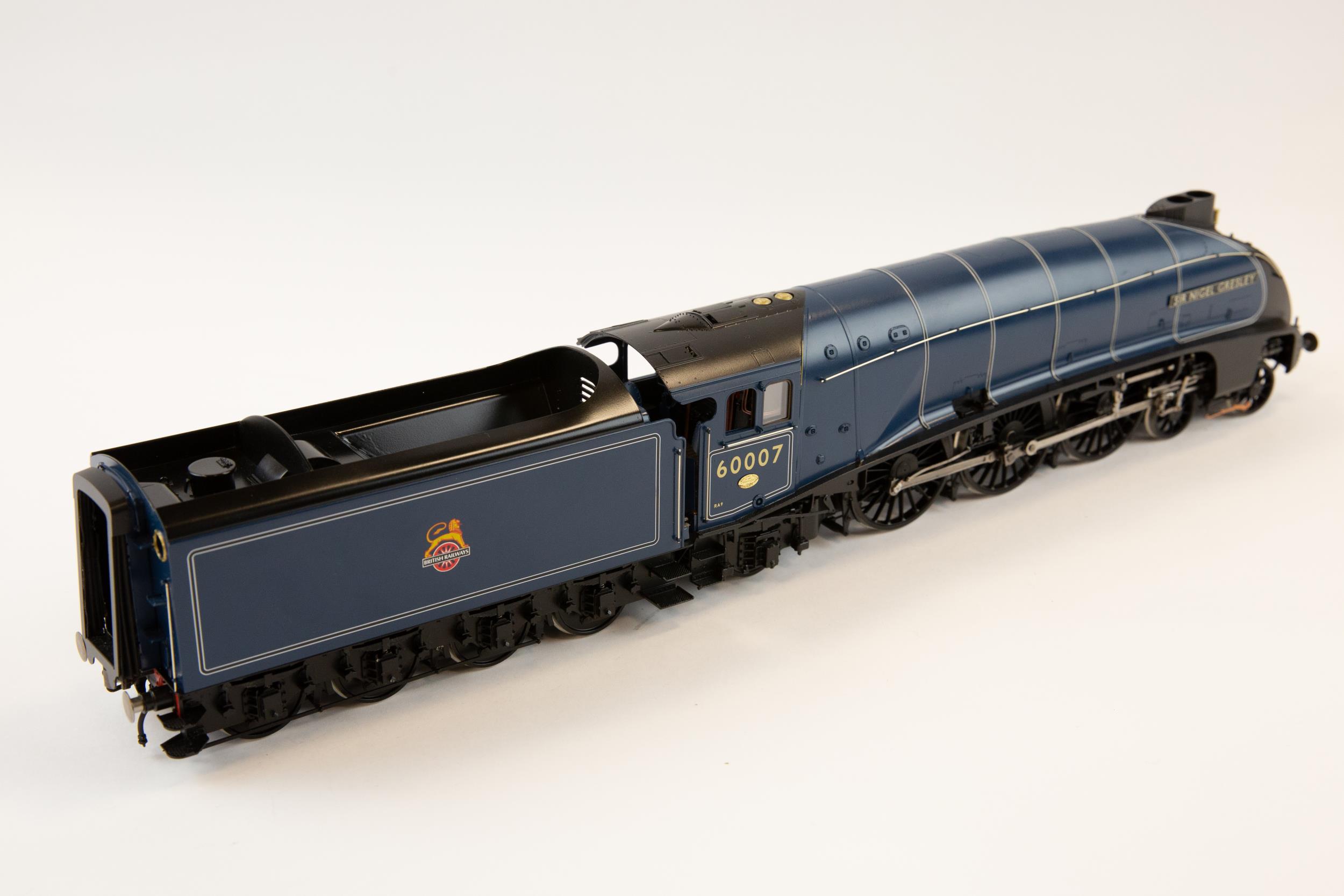 L.H. Loveless & Co 2-rail O Gauge Class A4 BR/ex LNER 4-6-2 Streamlined locomotive and 8 wheeled - Image 2 of 2