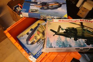15 unmade aircraft kits. 5x Revell- 3 1:72 scale- Mil Mi-26 HALO, C-160 Transall, P-3C Orion. 1:48