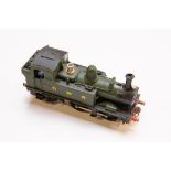 A fine quality brass 00 gauge 2-rail electric GWR class 1400 0-4-2 Tank Locomotive, RN 1442. In