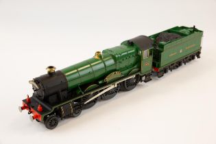A Lionel O Gauge 3-rail electric Great Western Hall Class 4-6-0 Tender Locomotive "Kinlet Hall",