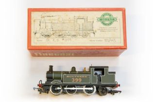 Wills Finecast electric Southern Railway Class E5 0-6-2 tank locomotive. In lined olive green