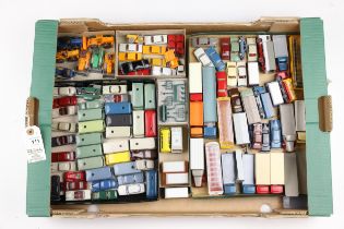 90 + Wiking Ho scale plastic model vehicles. Lot includes many variations, cars, trucks, vans,