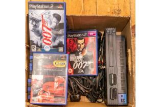 24 games + Sony PlayStation 2 Console complete with 2 controllers and cables. Games include, 007