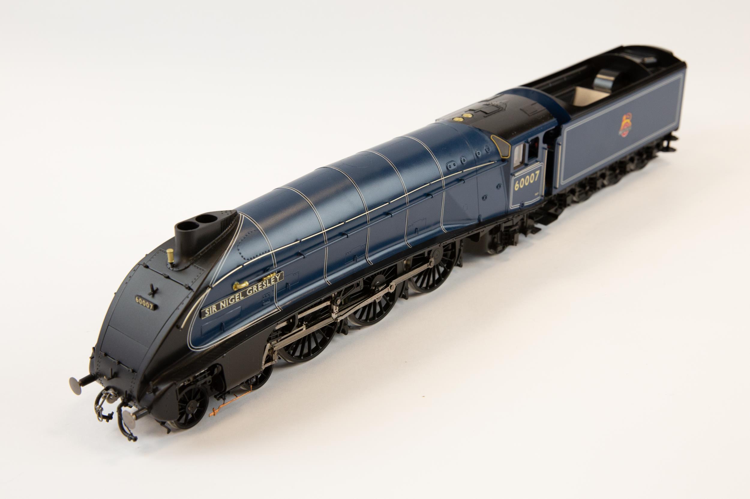 L.H. Loveless & Co 2-rail O Gauge Class A4 BR/ex LNER 4-6-2 Streamlined locomotive and 8 wheeled