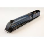 L.H. Loveless & Co 2-rail O Gauge Class A4 BR/ex LNER 4-6-2 Streamlined locomotive and 8 wheeled