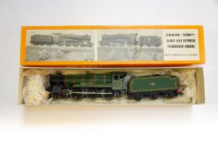A Nu-Cast white metal OO Gauge electric BR County Class 4-6-0 tender locomotive, City of Oxford,