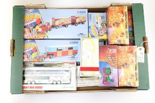 A good quantity of various makes. 6 1990's issue Corgi Chipperfield's Circus sets. (97888, 96905,