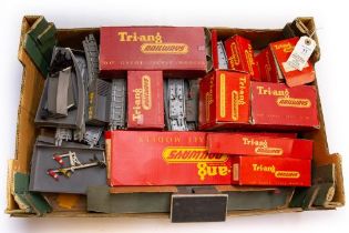 A good quantity of OO railway. Most by Tri-ang and Tri-ang Hornby, including an 06-0 tank loco,