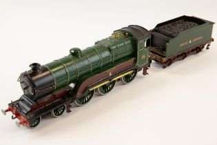 2 O Gauge electric kit-built Locomotives. A 2-rail Great Western 4-6-0 Tender Locomotive, "Sir Sam