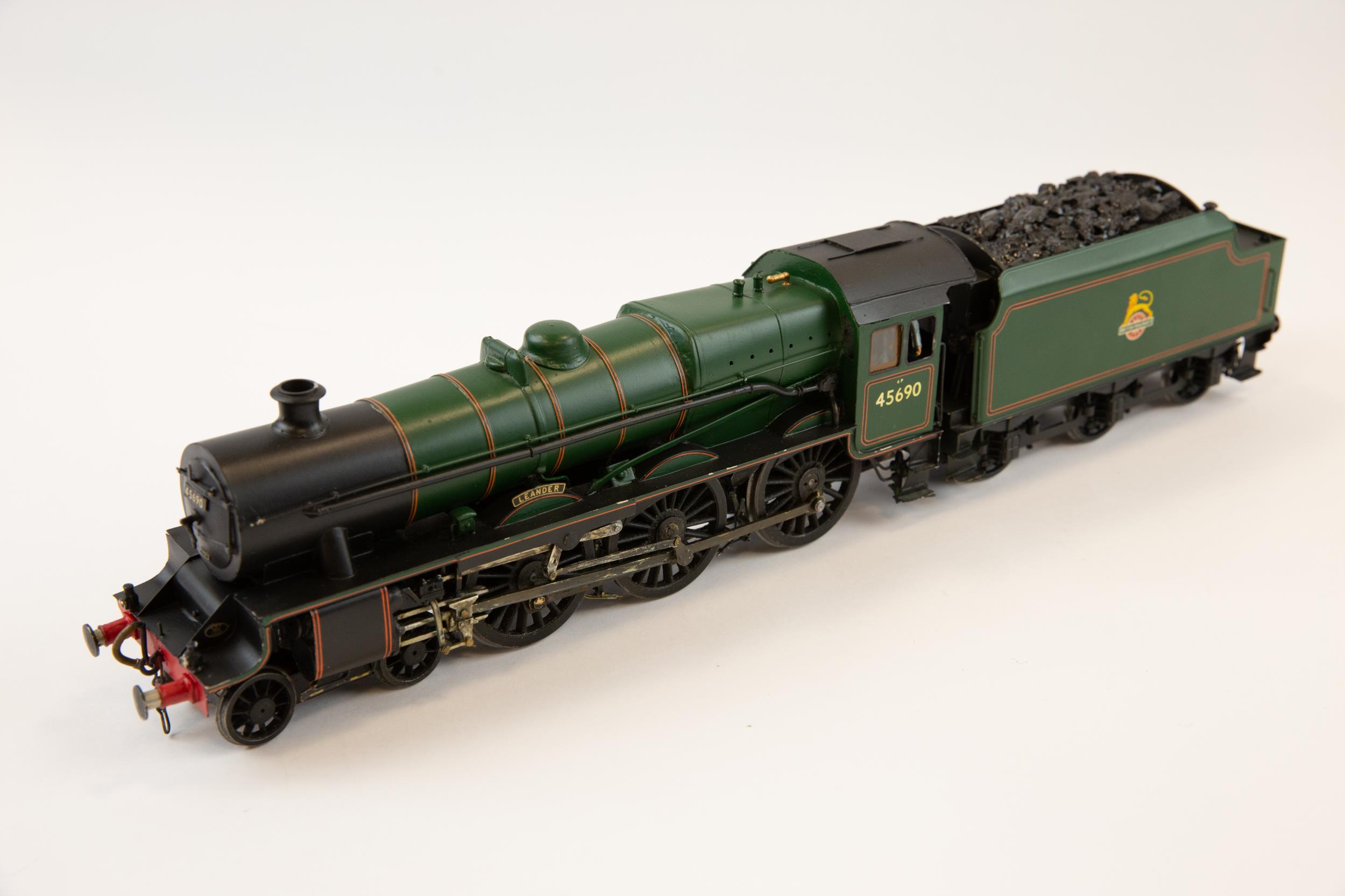 A fine Ellis Clark Trains 2-rail O gauge electric BR Jubilee Class 4-6-0 Tender Locomotive "