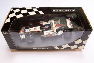 Minichamps Car Collection 1:18 Honda Racing F1 Team RA106 J. Button 2006. Boxed. Mint. £60-80