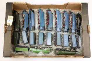 11 OO Gauge metal and plastic tender locomotives, by Hornby, Hornby Dublo etc. 11 Class A4