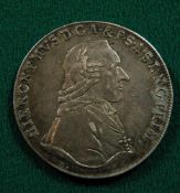 Austria, Salzburg, Hieronymus (1772-1803) AR Thaler 1795M. GVF £60-100
