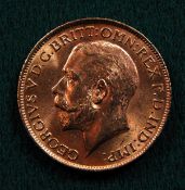 George V AV Sovereign, 1915, GVF/NEF. £350-375