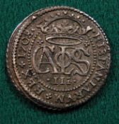 Spain: Carolus III (1759-1788) AR 4 Reales 1761 Madrid Mint, Fine; 2 reales 1708, a nice VF; 1718