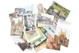 A large quantity of picture postcards, including modern vintage, military, photographic views etc.