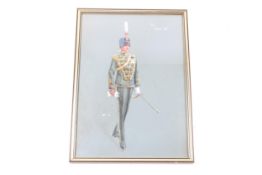 A watercolour entitled 