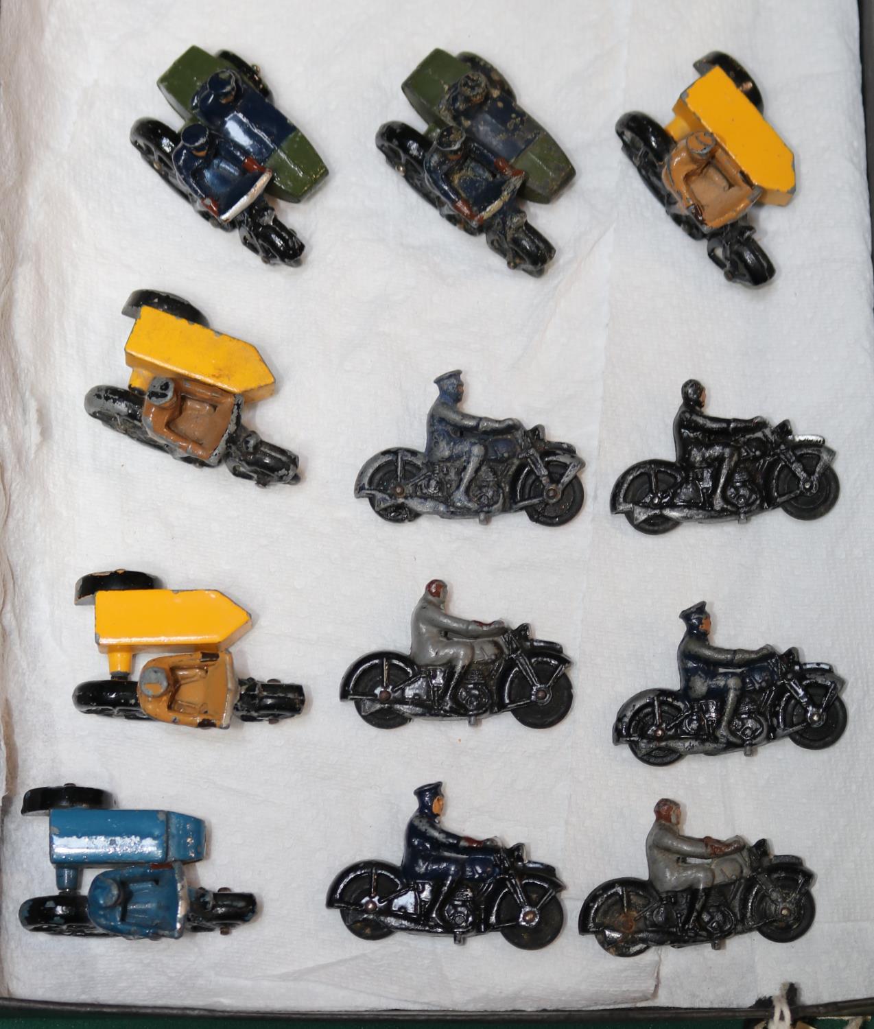 Dinky Toys Moto Sidecar – Pièce De Collection Vintage – Sans Boîte, état D’usage
