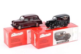 2 Somerville. Fordson 5CWT Van. An example in 'Lewis East Ltd' black livery, black wheels with