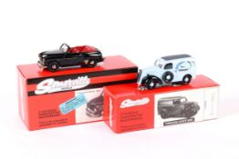 2 Somerville. Fordson 5CWT Van. An example in 'A Design For a Fishmonger' light blue livery, black