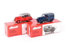 2 Somerville. Fordson 5CWT Van. An example in 'Frank Cooper's Marmalade' dark blue livery, black