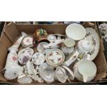 5 pieces of Royal Albert ‘Old Country Roses’ china with other items by Wedgwood, Hammersley etc. (