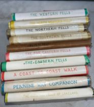 Alfred Wainwright - A Pictorial Guide to the Lake District Fells - volumes 1-7; Three other