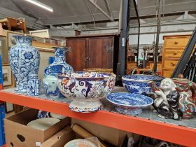 A collection of mainly Oriental ceramics, etc.