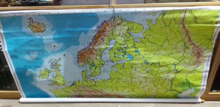 Philip's Large School-Room Map of Europe