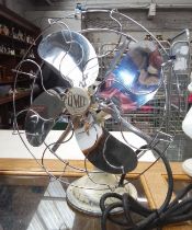A vintage "Limit" electric fan.