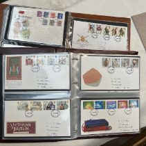 2 albums of Royal Mail FDC - approx 130