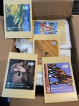 A box of PHQ cards, mostly unused.