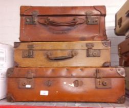 3 vintage cases.