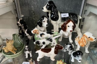 Various dog models