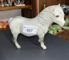 Beswich Shetland Pony Hollydell Dixie in dapple grey