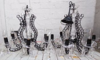 A pair of candelabras.