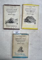 Three Wainwright pictorial guides to the Lakes