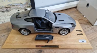 A Kyosho 1:12 James Bond 007 Aston Martin V12 Vanquish, with original box & outer box.