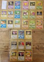 Pokemon cards; base set 82, 23 of 82.