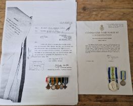 A Queen Elizabeth II South Atlantic medal and a miniature medal, awarded to D181887X AB.(M) ORR.P.M.